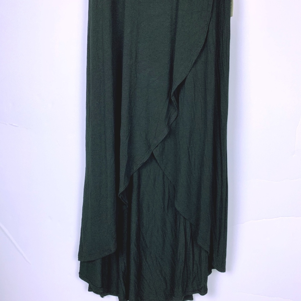 A New Day Black Draped Front Skirt (NWT) - Size M